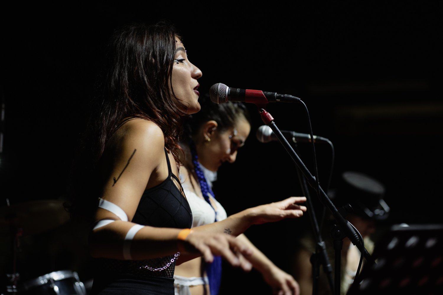 On stage at Garage 68