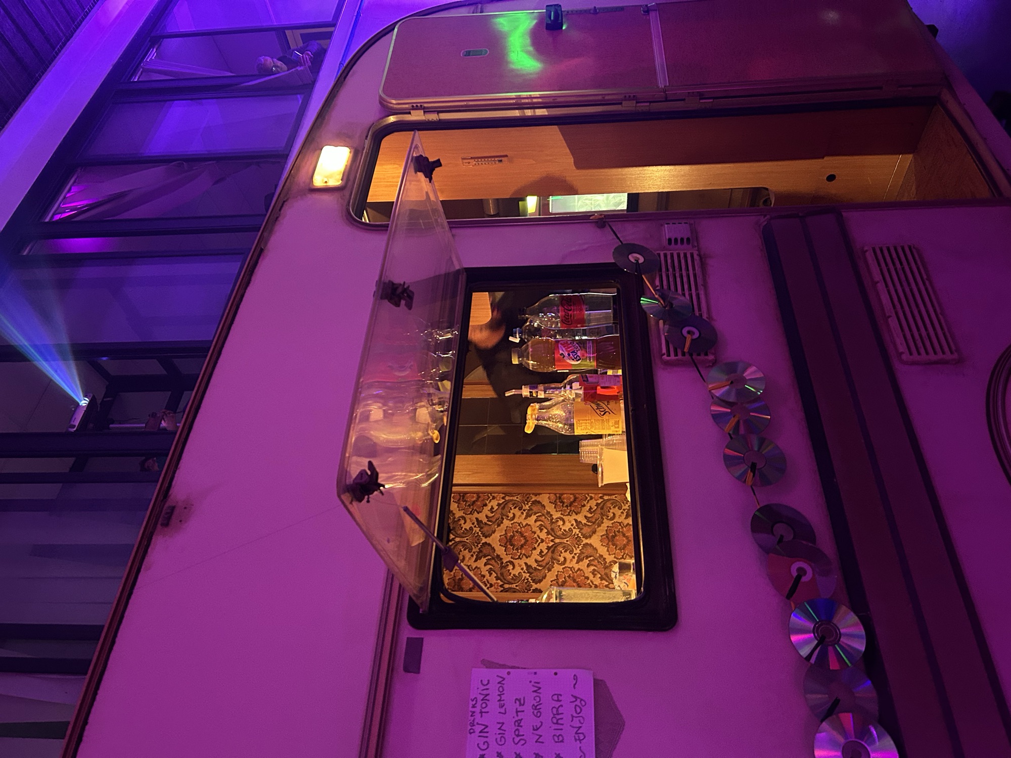 The Garage 68 caravan bar