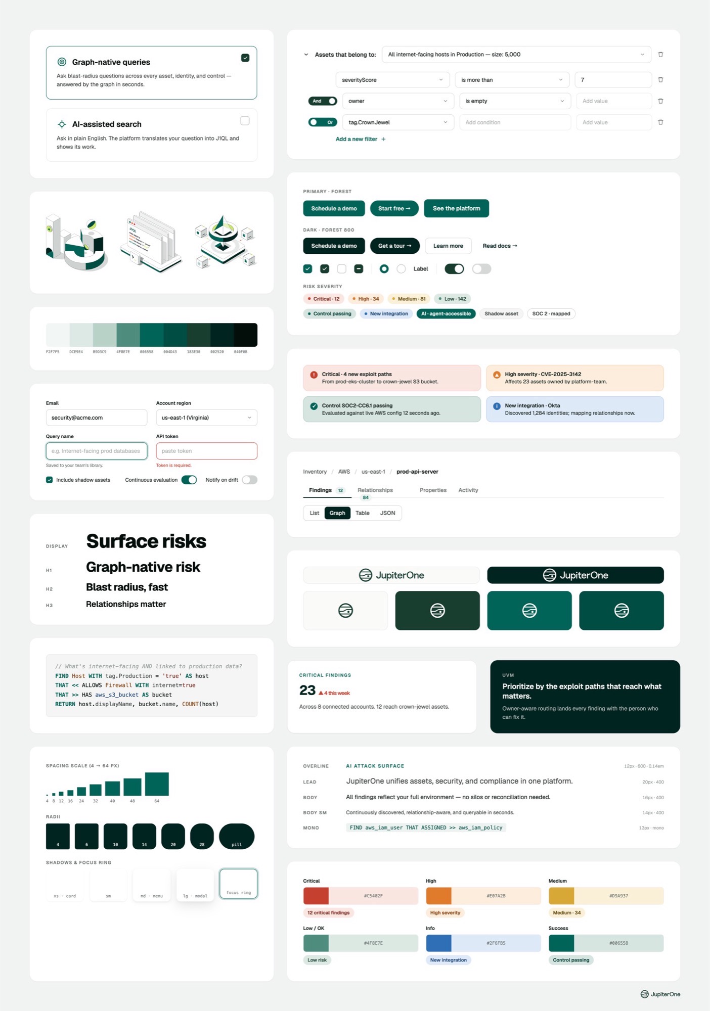 The J1 design system: tokens and components
